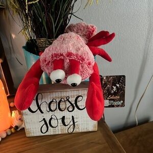 "Popping Eyes" Lobster Plush Red 13" EUC Fiesta Toys.